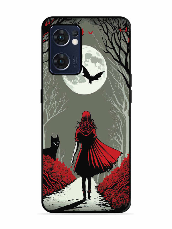 Oppo RENO 7 5G Scarlet Girl in Red Forest