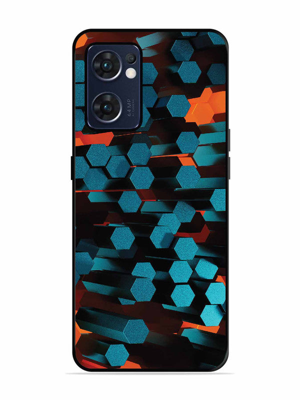 Oppo RENO 7 5G Hexagon 3D Abstract
