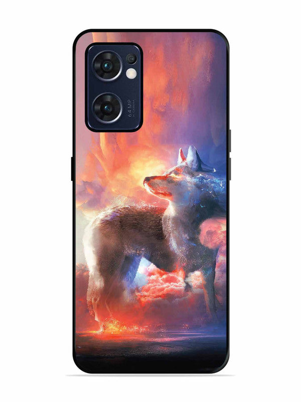 Oppo RENO 7 5G wolf-fantasy-animal