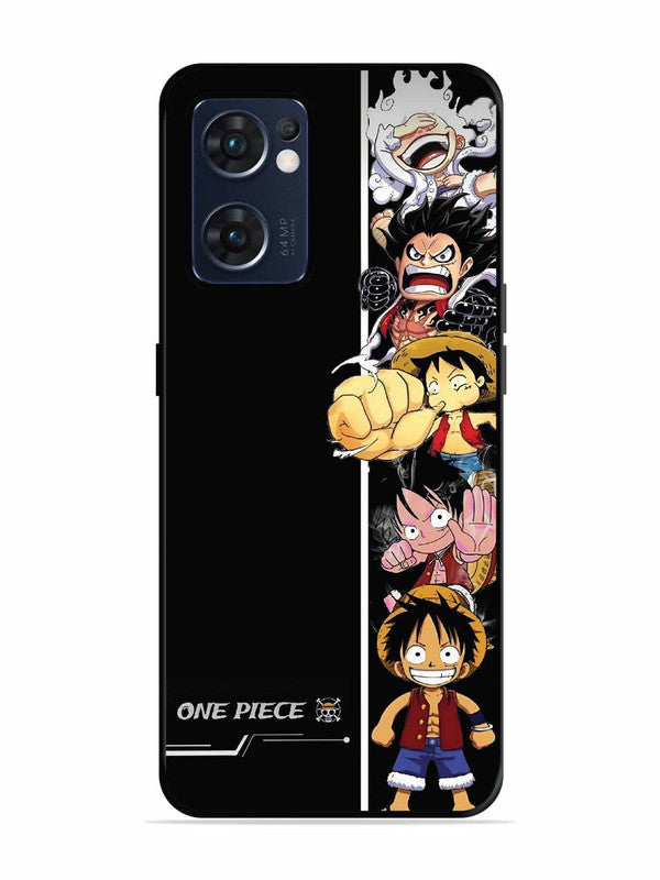 Oppo RENO 7 5G Luffy Evolution Gear 5 Anime Art