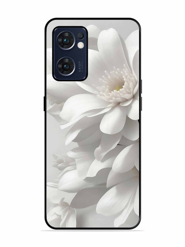 Oppo RENO 7 5G Soft Focus Purity white Flower
