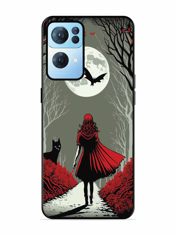 Oppo RENO 7 Pro 5G Scarlet Girl in Red Forest