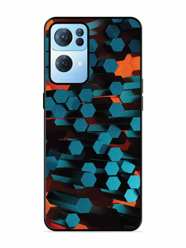 Oppo RENO 7 Pro 5G Hexagon 3D Abstract