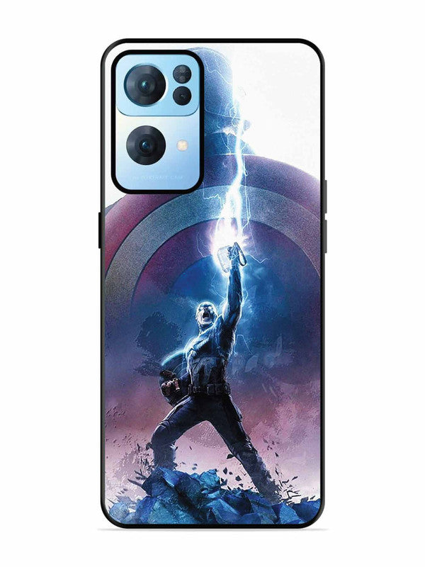 Oppo RENO 7 Pro 5G captain america thor hammer lightning