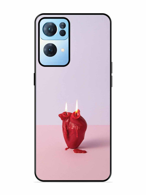 Oppo RENO 7 Pro 5G A Lighted Heart Candle