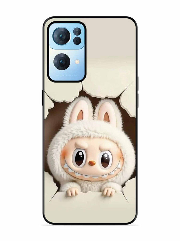 Oppo RENO 7 Pro 5G Labubu from Cracked Wall