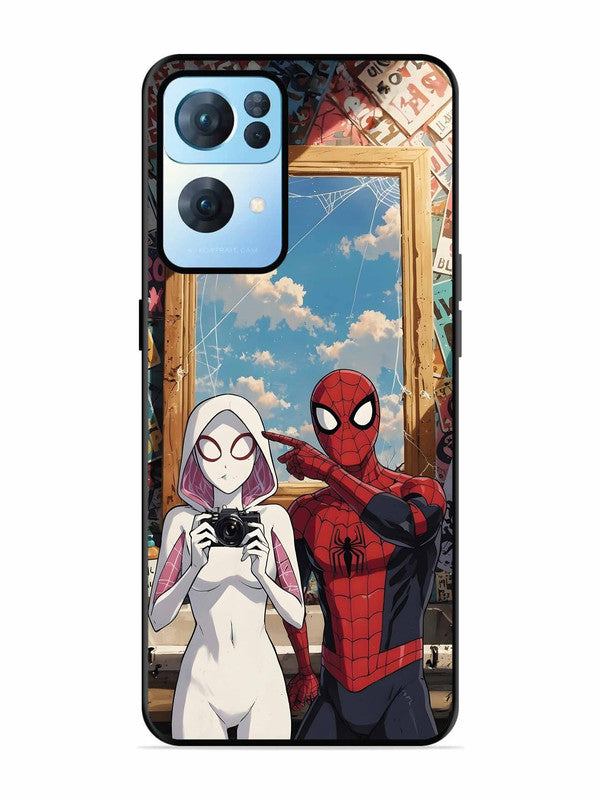 Oppo RENO 7 Pro 5G Spiderman and Spiderwoman