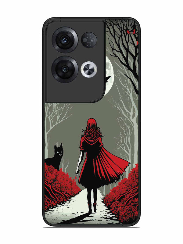 Oppo RENO 8 Pro 5G Scarlet Girl in Red Forest