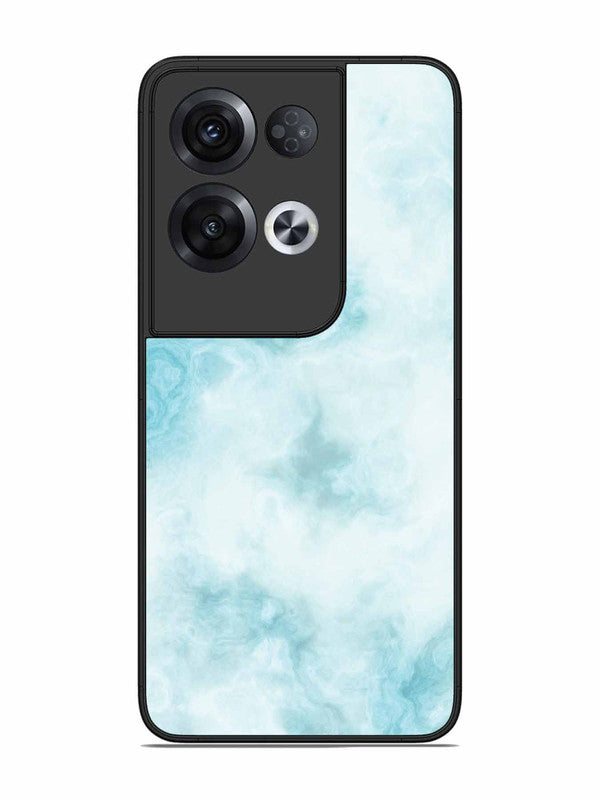 Oppo RENO 8 Pro 5G Light Blue with White Ocean Marble