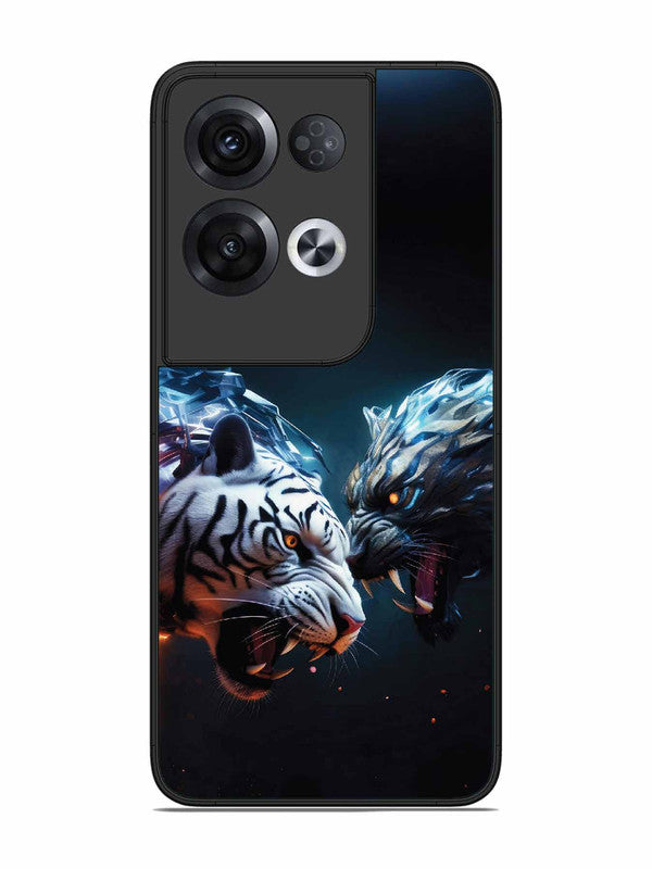Oppo RENO 8 Pro 5G Tiger vs Panther