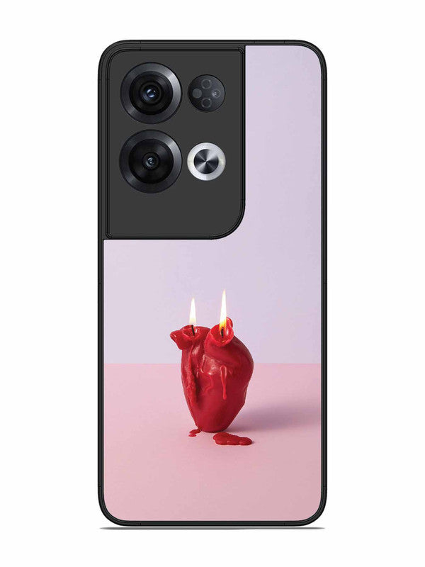 Oppo RENO 8 Pro 5G A Lighted Heart Candle