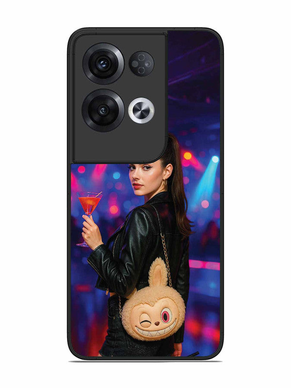 Oppo RENO 8 Pro 5G Girl with Labubu Purs