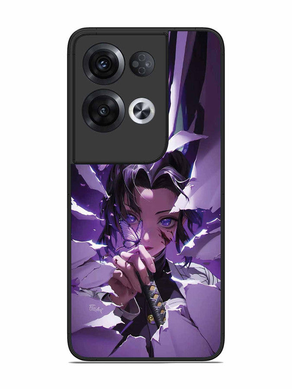 Oppo RENO 8 Pro 5G Purple Butterfly Hashira