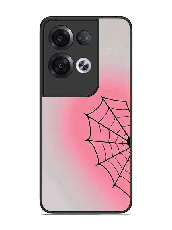 Oppo RENO 8 Pro 5G Spider Web Heart for Girl