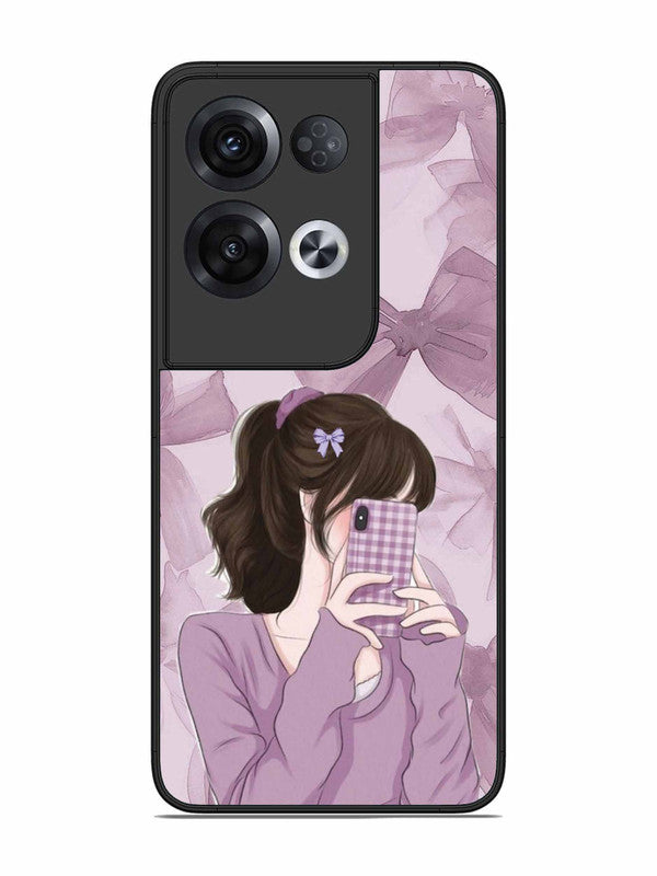 Oppo RENO 8 Pro 5G Pinky Girl taking selfie