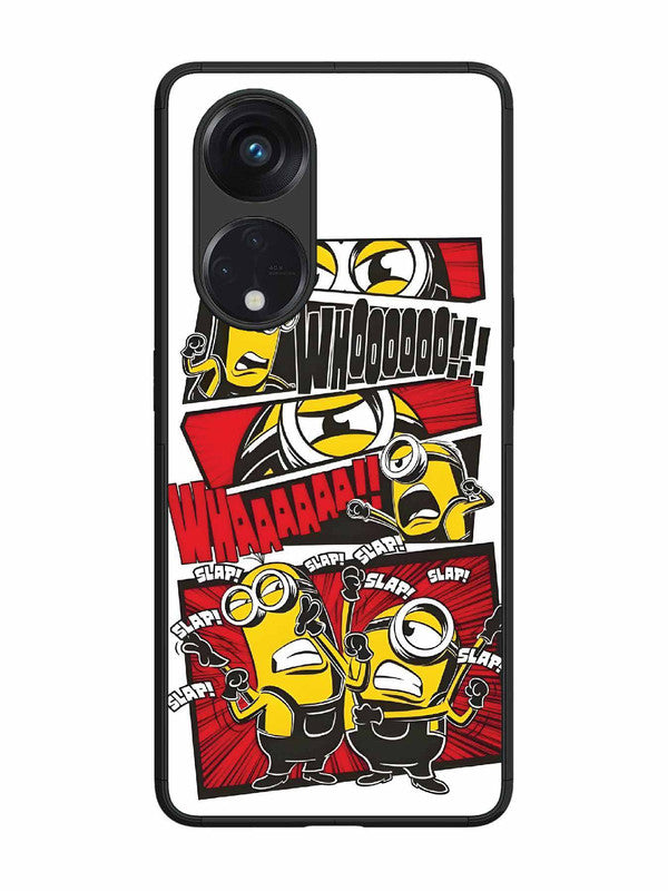 Oppo RENO 8T 5G Minions Comic Panel Action