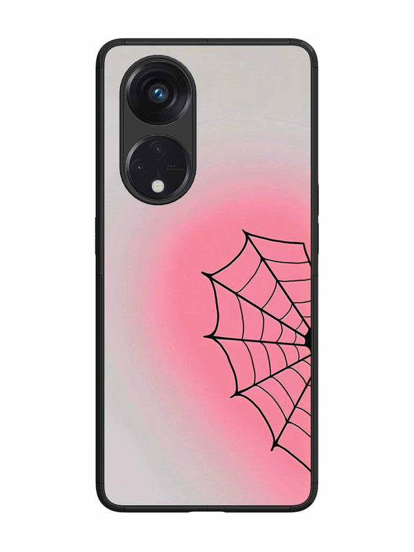 Oppo RENO 8T 5G Spider Web Heart for Girl