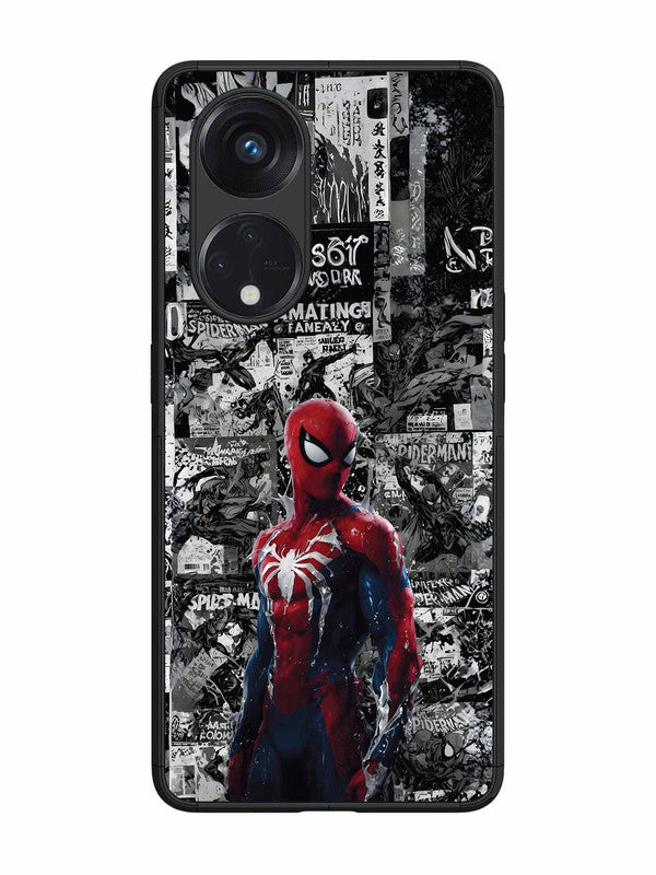 Oppo RENO 8T 5G Spiderman Highlighted on News Paper