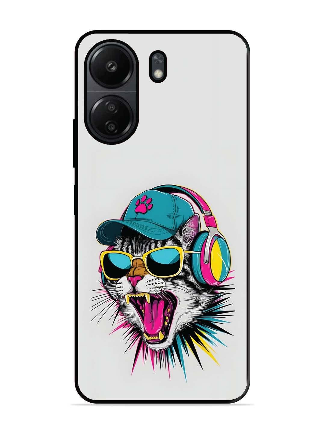 Xiaomi Redmi 13C 4G Neon Pop Art DJ Cat Vibe
