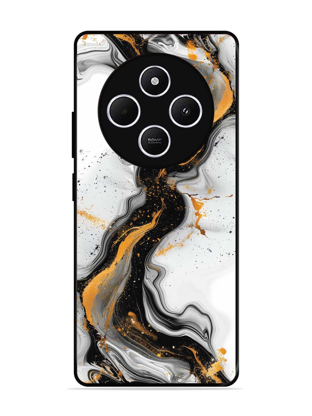 Poco C75 5g Black And Golden Marble Essence