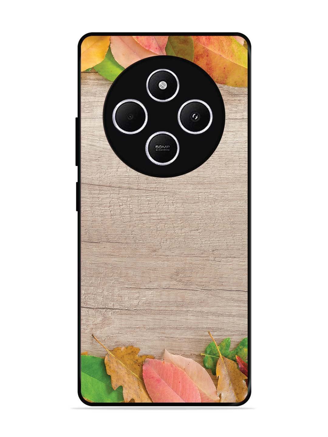 Poco C75 5g Autumn Leafs On Wooden Table