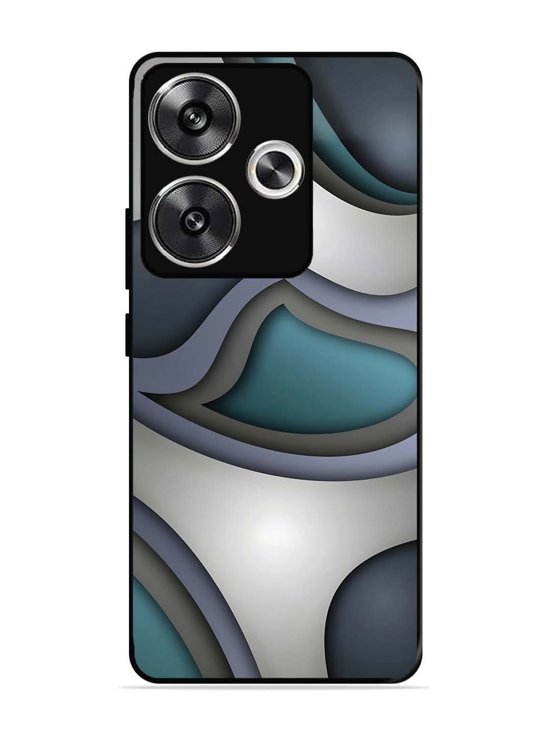 Poco F6 Slate Blue Gradient Wave