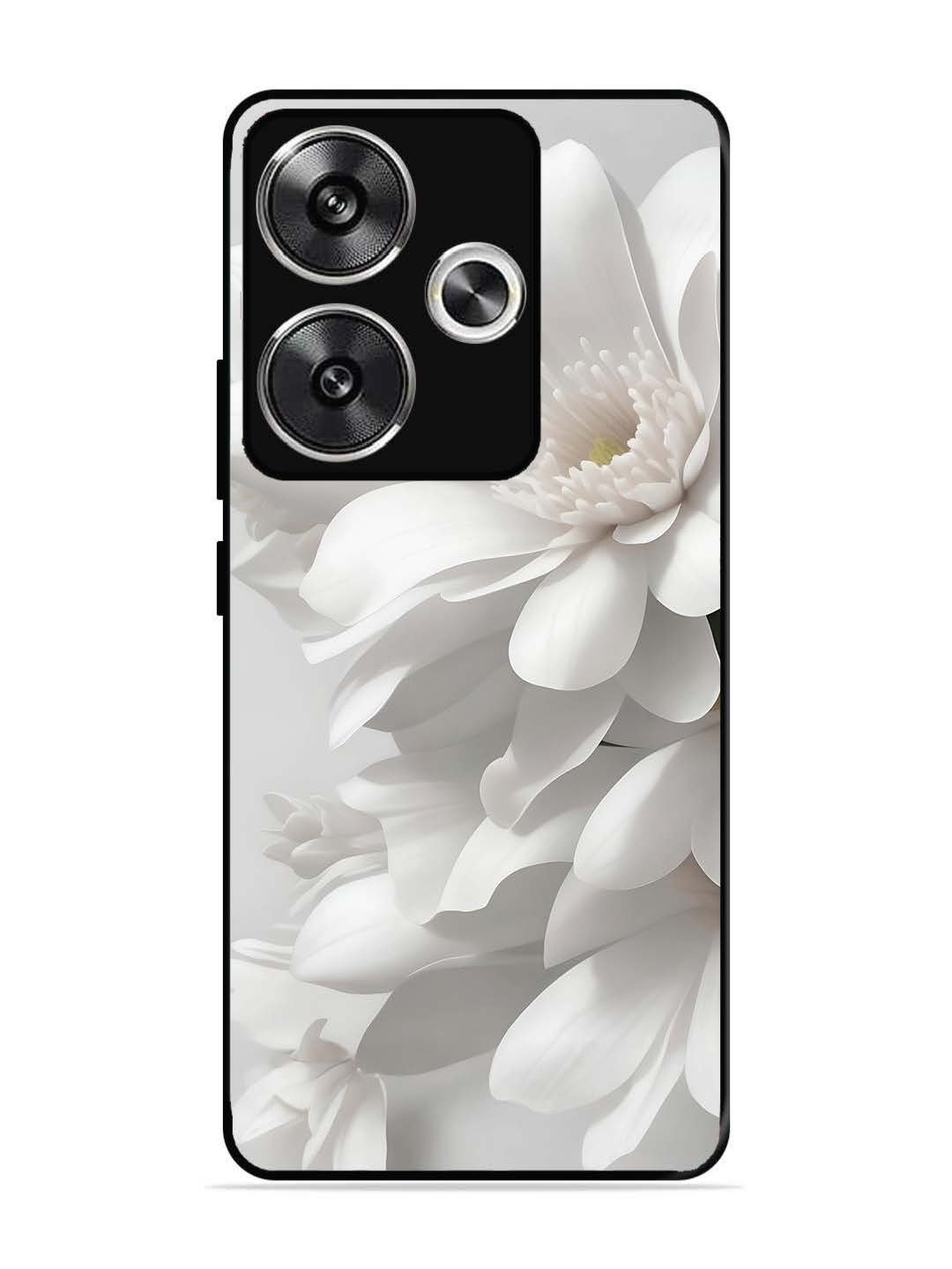 Poco F6 Soft Focus Purity white Flower