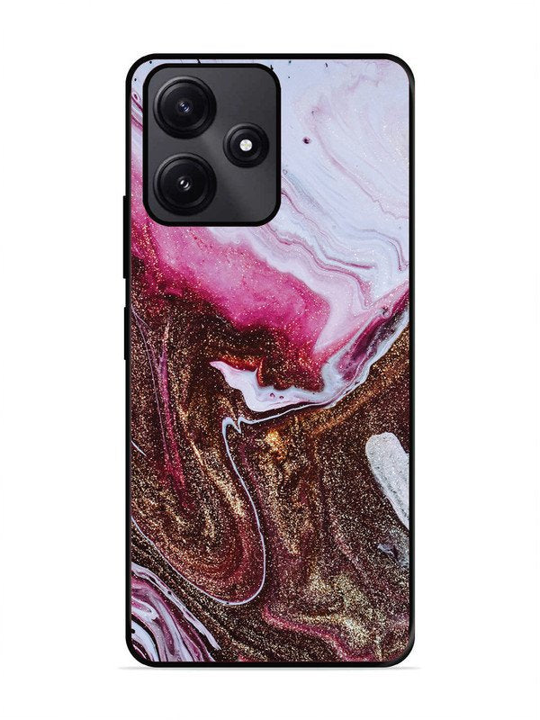 Poco M6 Pro Elegant Rose & Gold Marble