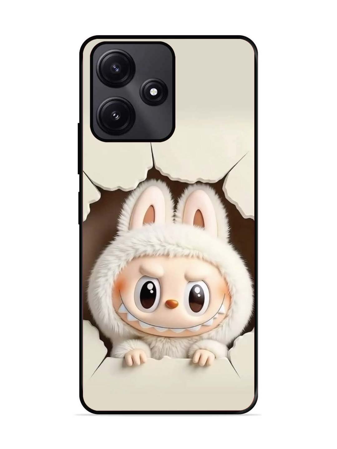 Poco M6 Pro Labubu from Cracked Wall