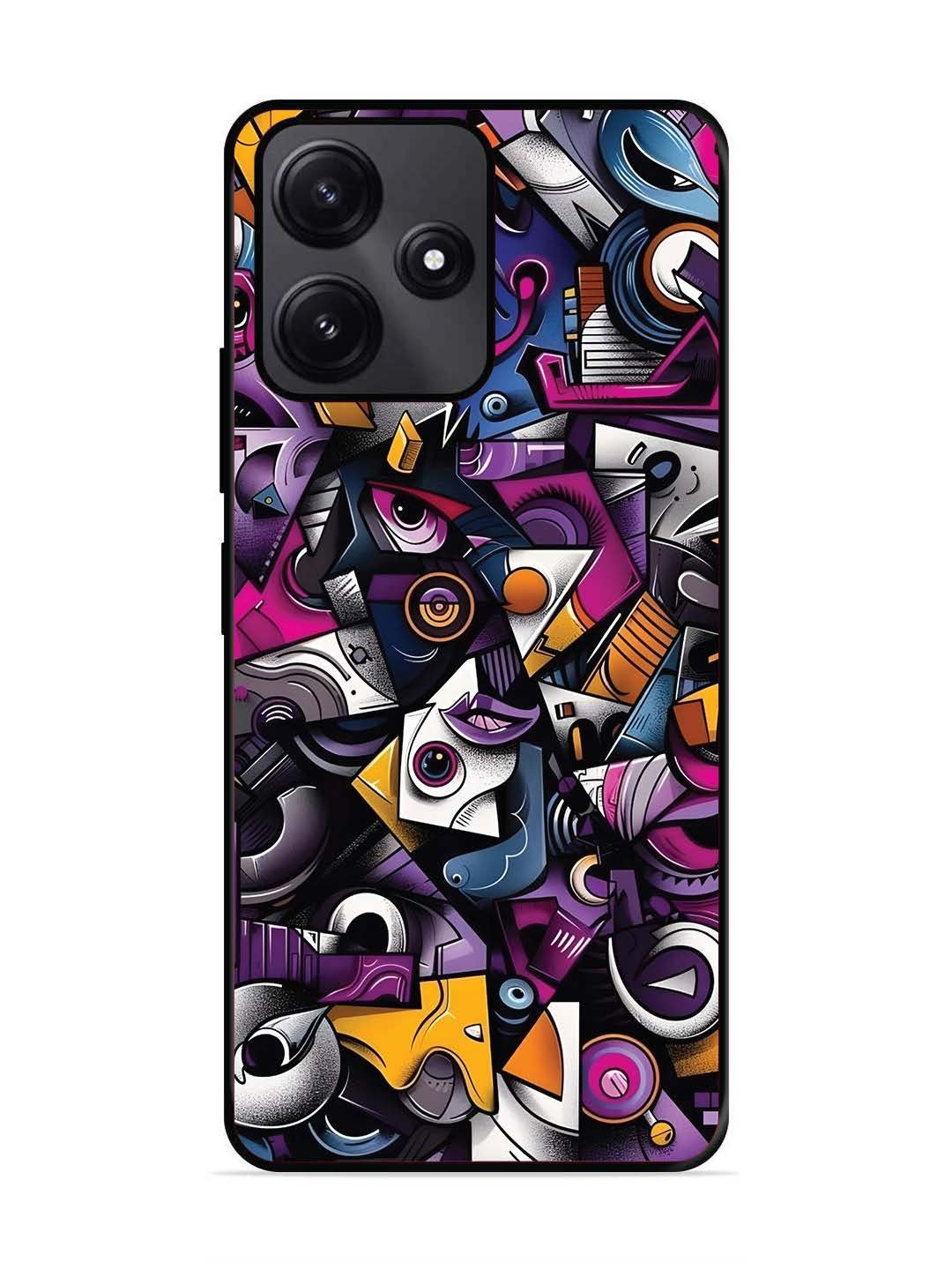 Poco M6 Pro Abstract Geometric Graffiti Chaos