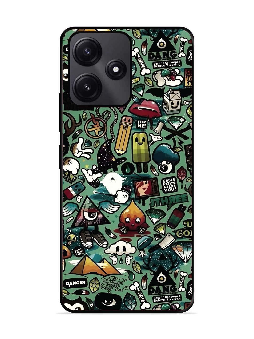 Poco M6 Pro Pop Art Doodle Graffiti Collage
