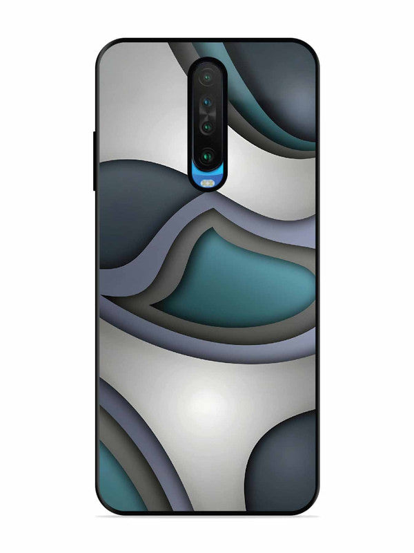 Poco X2 Slate Blue Gradient Wave