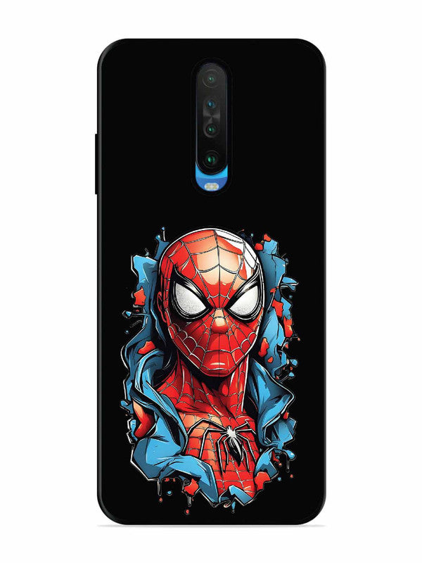Poco X2 Spider man street art style