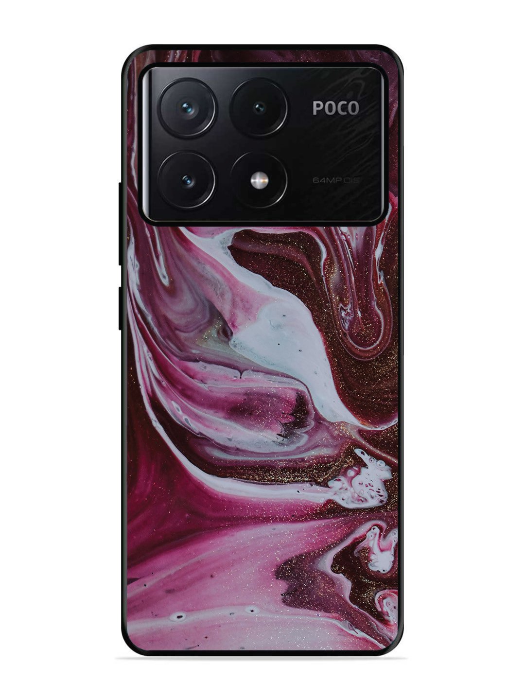 Poco X6 Pro Pink And Golden Marble