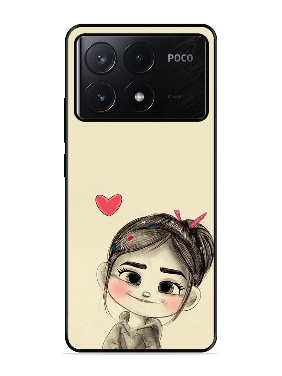Poco X6 Pro Cute Girl Looking at You
