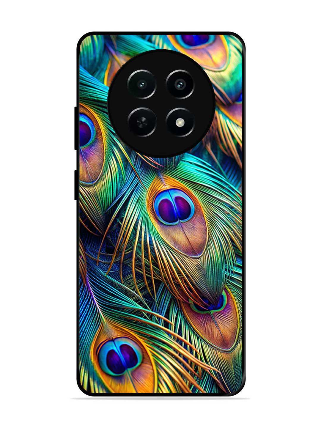 Realme Narzo 70x peacock feather
