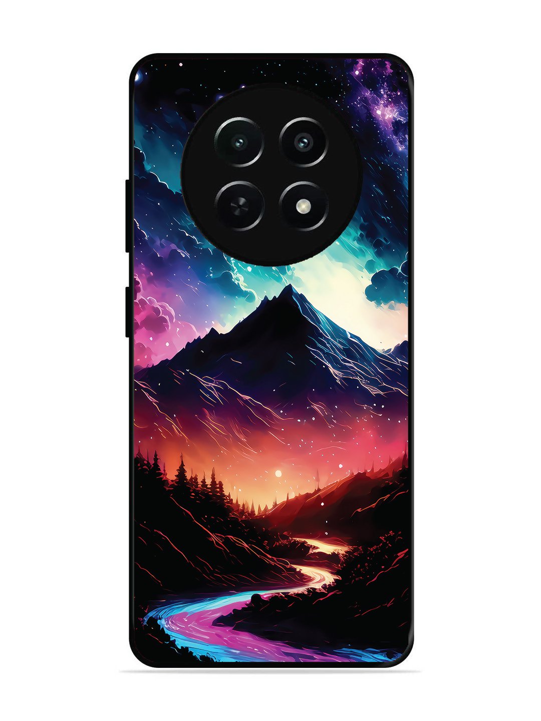 Realme Narzo 70x mountain-valley-Colorful-cloud-at-night