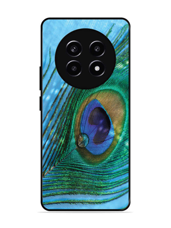 realme 13 Pro A drop on Peacock Feather