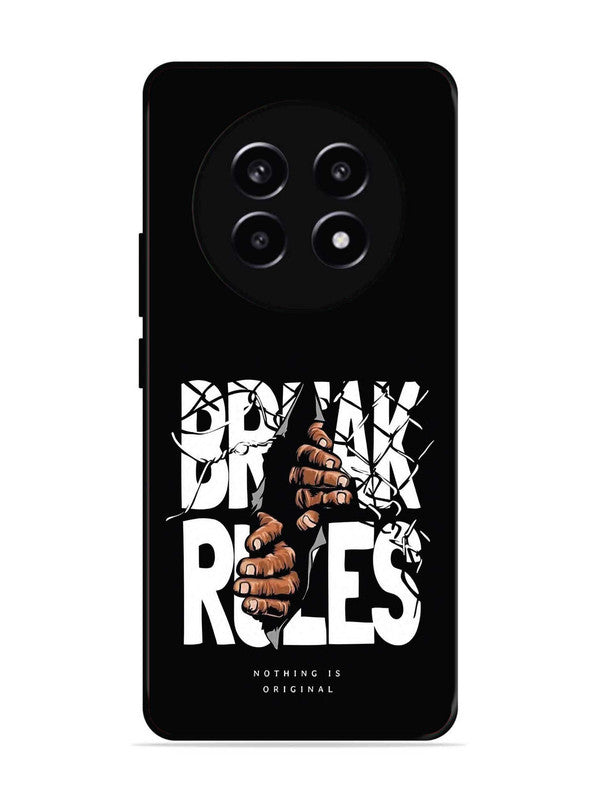 realme 13 Pro Break Rules Gritty Typography Art