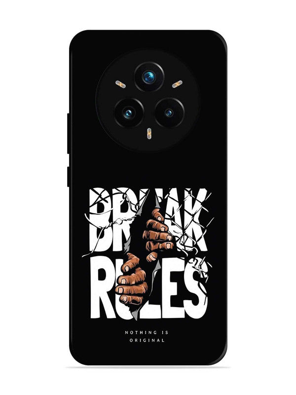 realme 14 pro plus 5g Break Rules Gritty Typography Art