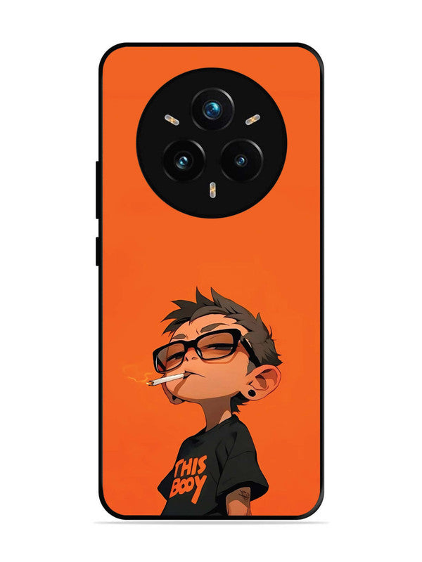 realme 14 pro plus 5g Vibrant Orange Attitude Cartoon