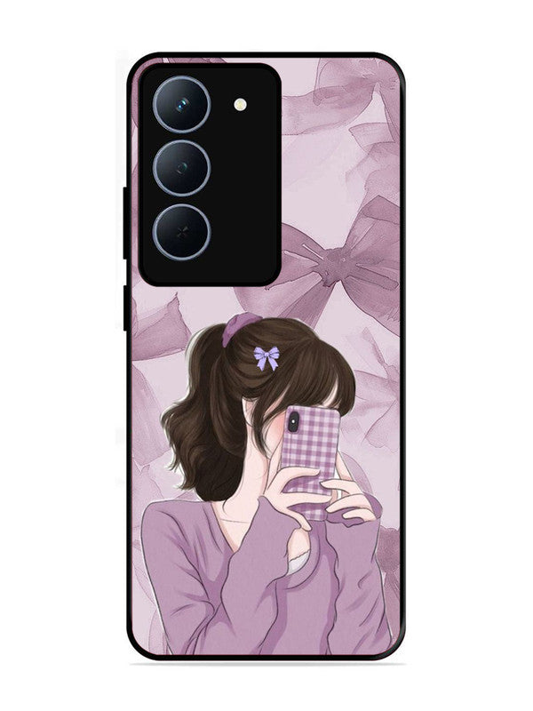 realme 14x 5G Pinky Girl taking selfie