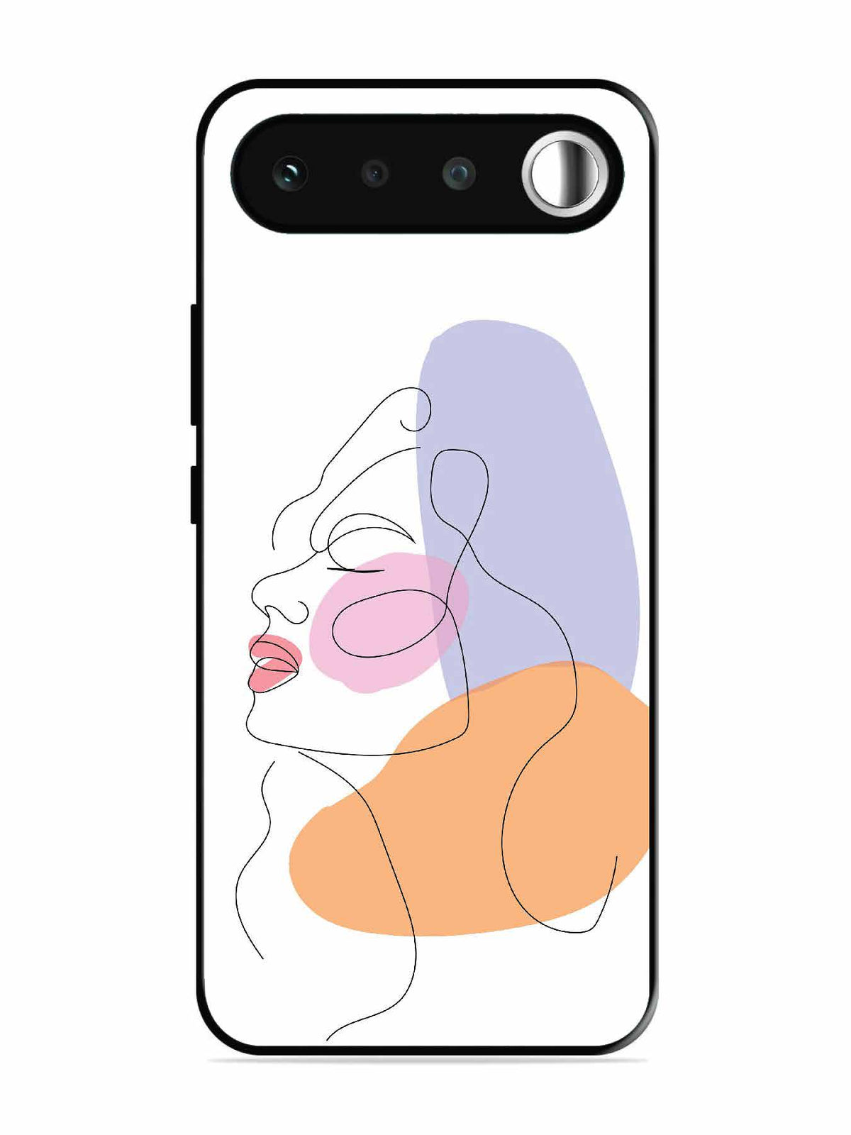 realme 16 Line Art Girl Face