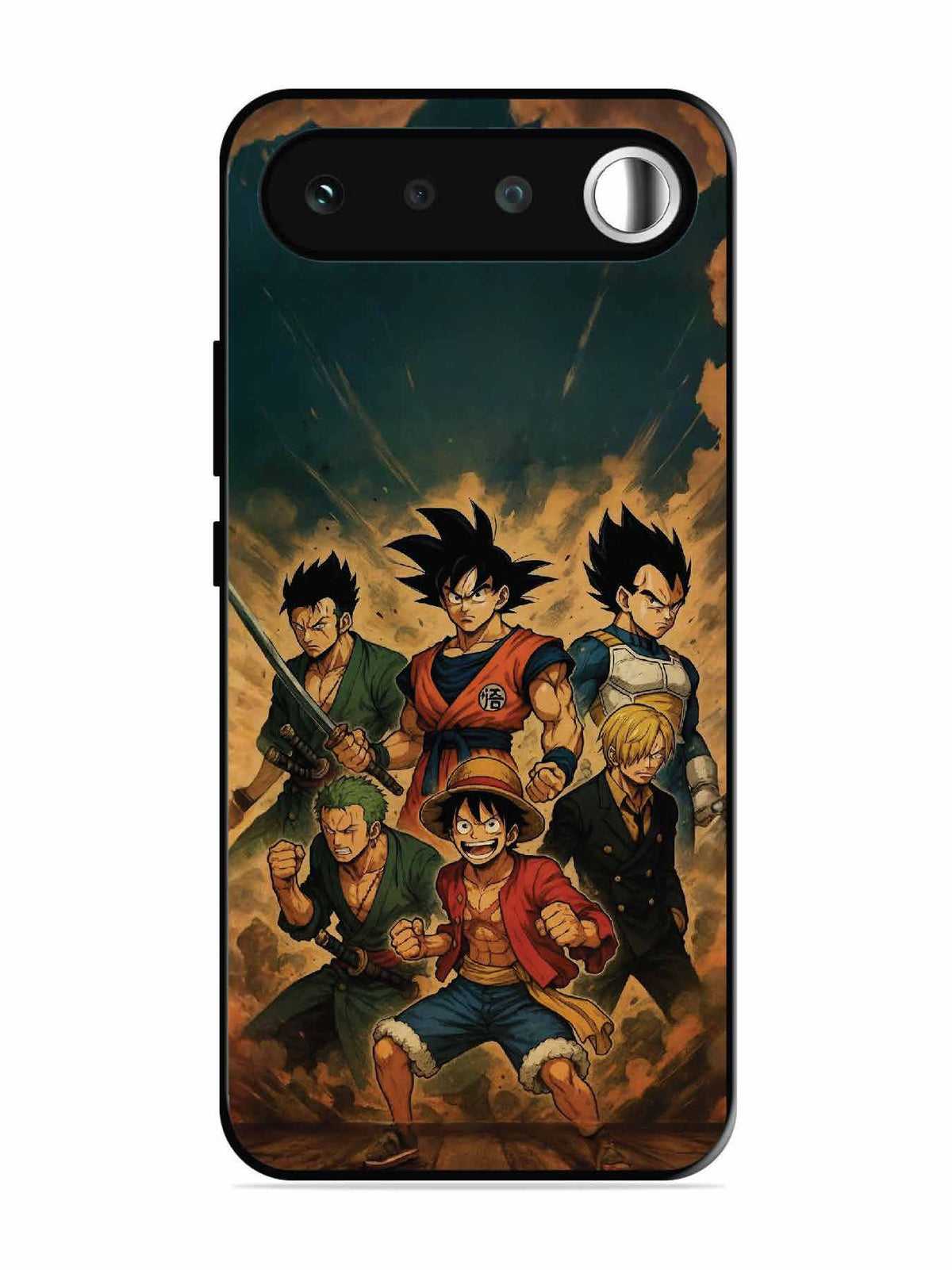 realme 16 OnePiece n Dragon Ball Z in one team