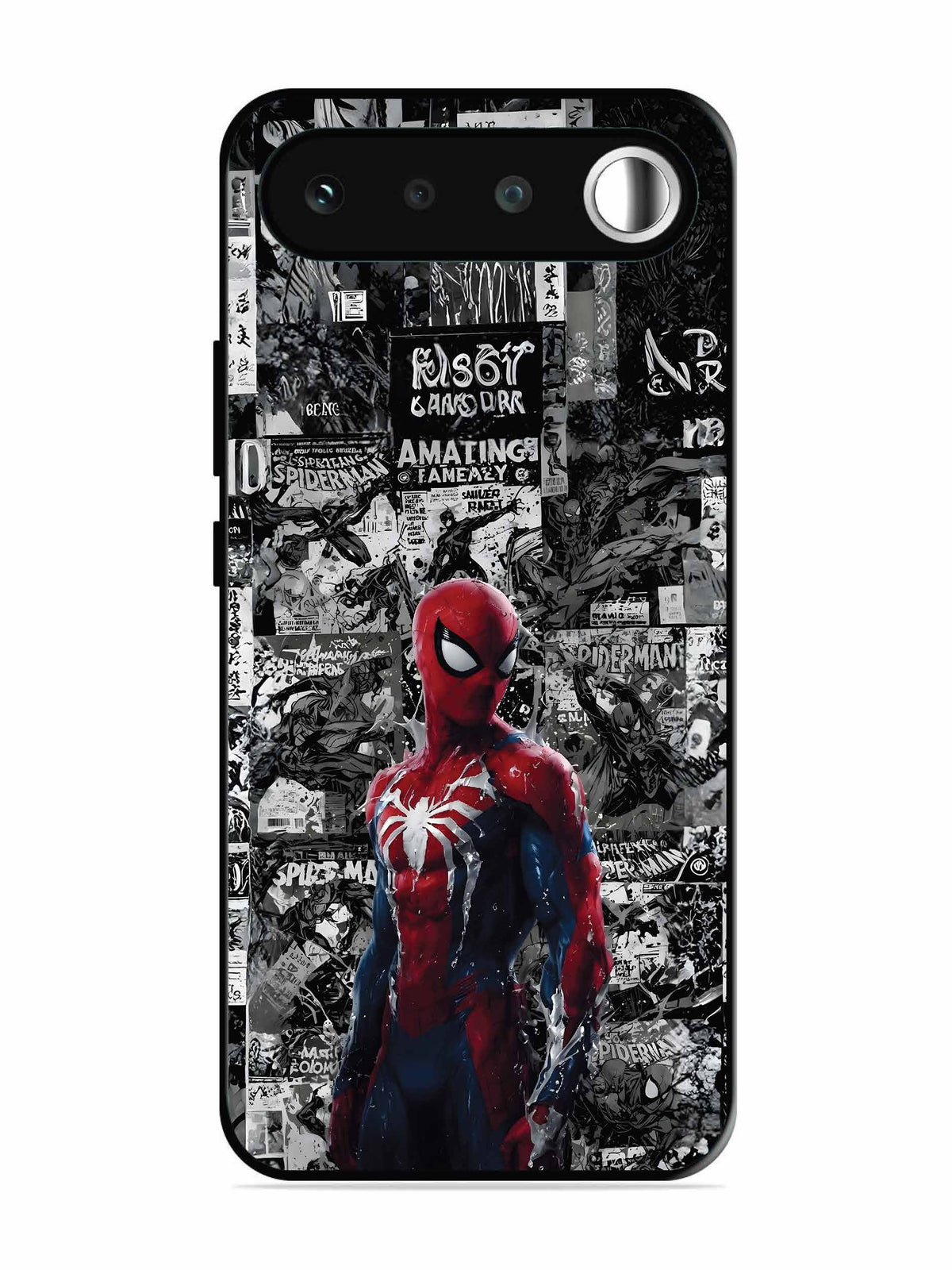 realme 16 Spiderman Highlighted on News Paper
