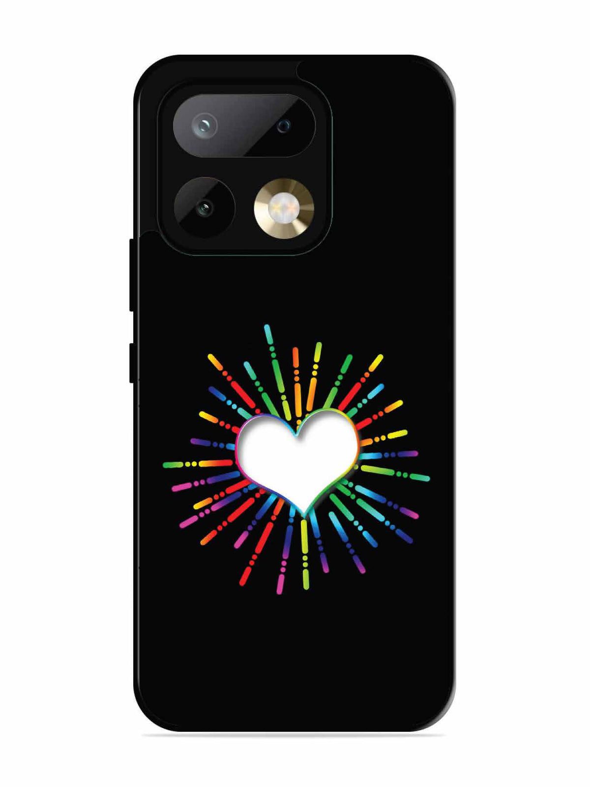 realme 16 Pro Colourful Heart on Black