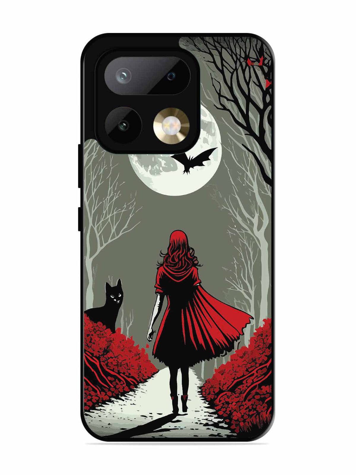 realme 16 Pro Scarlet Girl in Red Forest