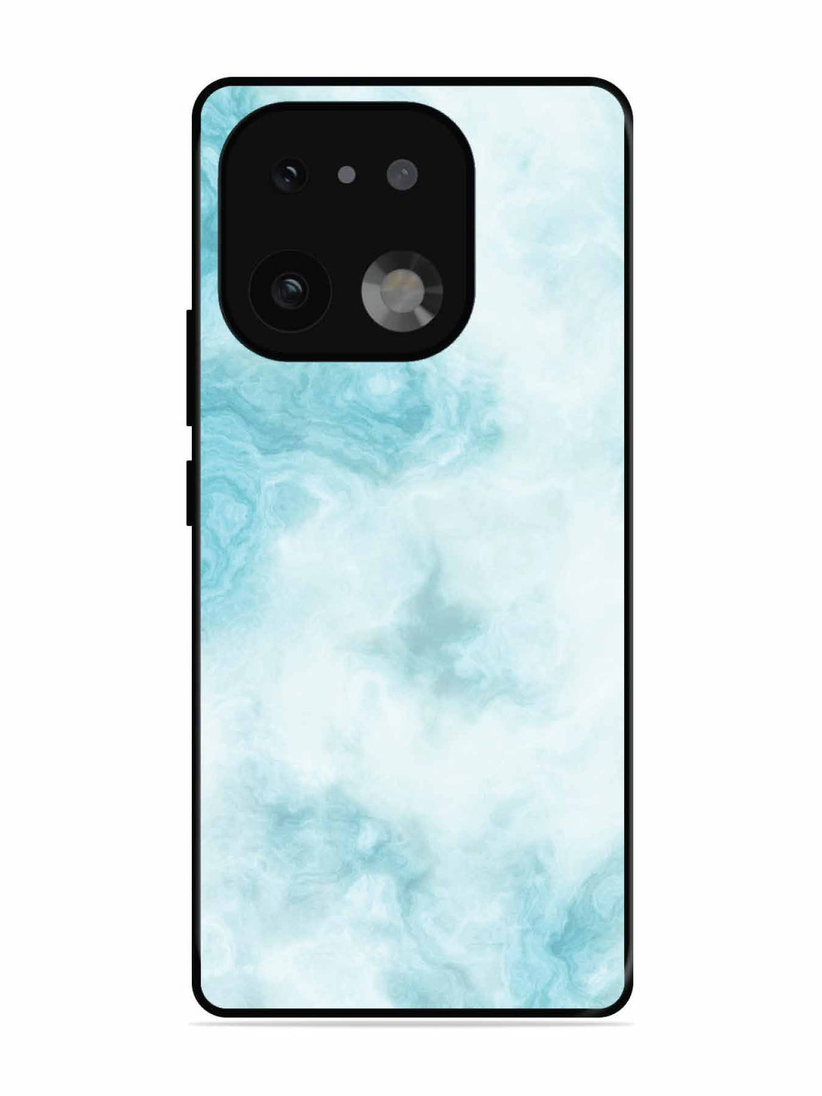 realme 16 Pro Plus Light Blue with White Ocean Marble