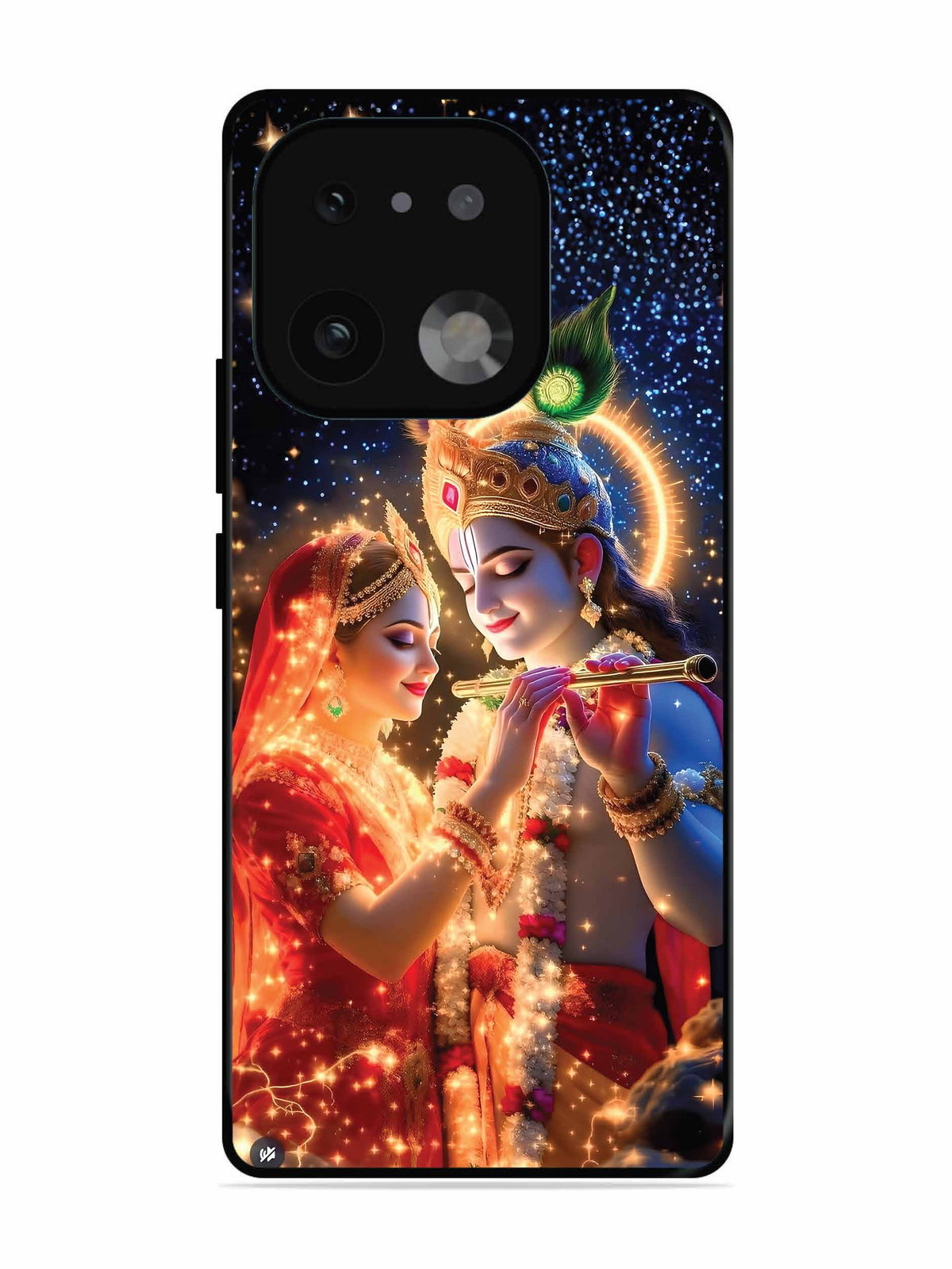 realme 16 Pro Plus Radha Krishna posing with flute