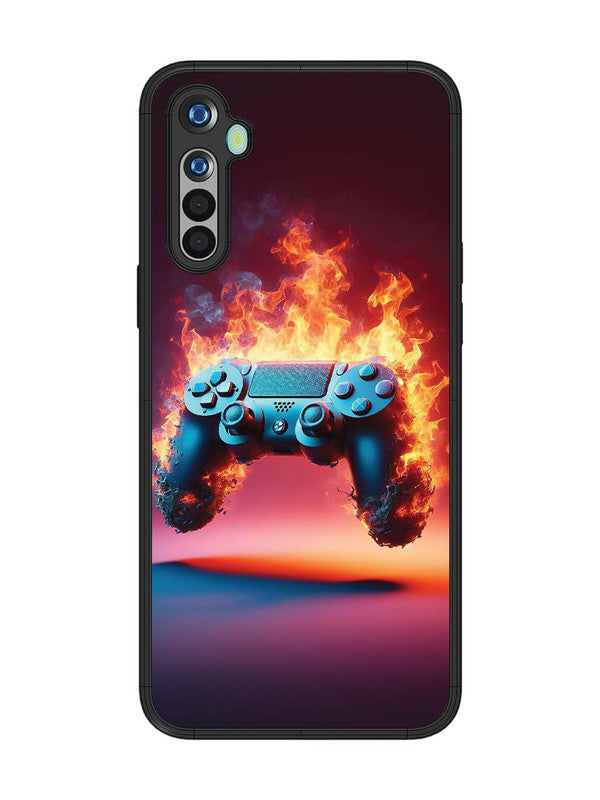 realme 5 Console on fire